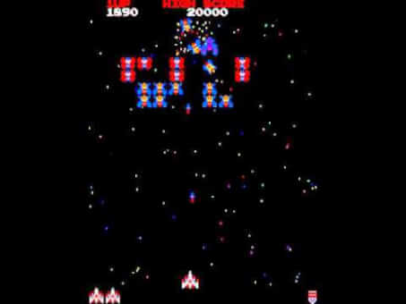 Galaga. The Golden Age of the Video Game Arcade: 1981. The Blogging Musician @ adamharkus.com. Courtesy of Youtube.