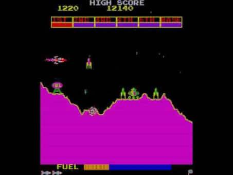 Scramble. The Golden Age of the Video Game Arcade: 1981. The Blogging Musician @ adamharkus.com. Courtesy of Youtube.