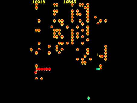 Centipede. The Golden Age of the Video Game Arcade: 1981. The Blogging Musician @ adamharkus.com. Courtesy of Youtube.