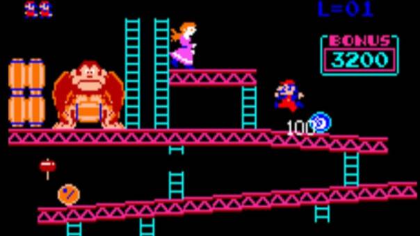 Donkey Kong. The Golden Age of the Video Game Arcade: 1981. The Blogging Musician @ adamharkus.com. Courtesy of Youtube.
