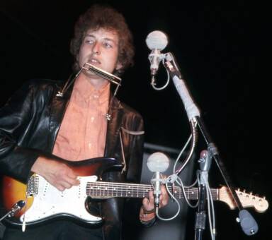 10 Most Expensive Guitars in History. Bob Dylan 1965 Fender Stratocaster - The Blogging Musician @ adamharkus.com