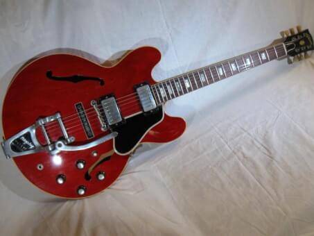 10 Most Expensive Guitars in History. Eric Clapton's 1964 Gibson ES335 TDC - The Blogging Musician @ adamharkus.com