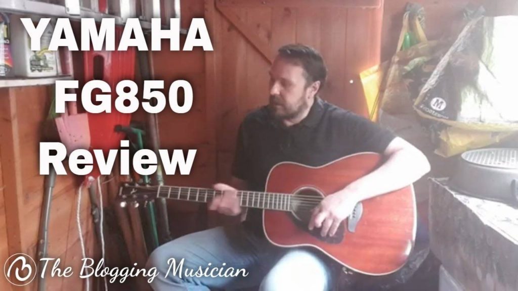 Yamaha FG850 Acoustic Review. The Blogging Musician @ adamharkus.com