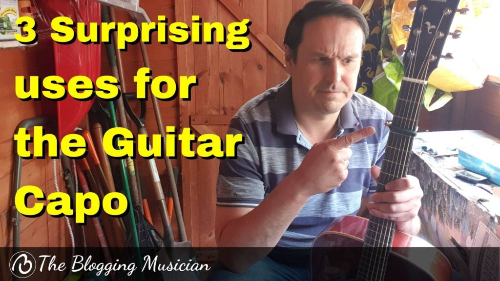 3 Surprising uses for the Guitar Capo. The Blogging Musician @ adamharkus.com