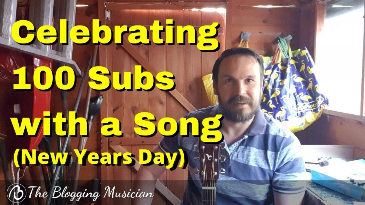 Celebrating 100 Subs with a Song: New Years Day. The Blogging Musician @ adamharkus.com