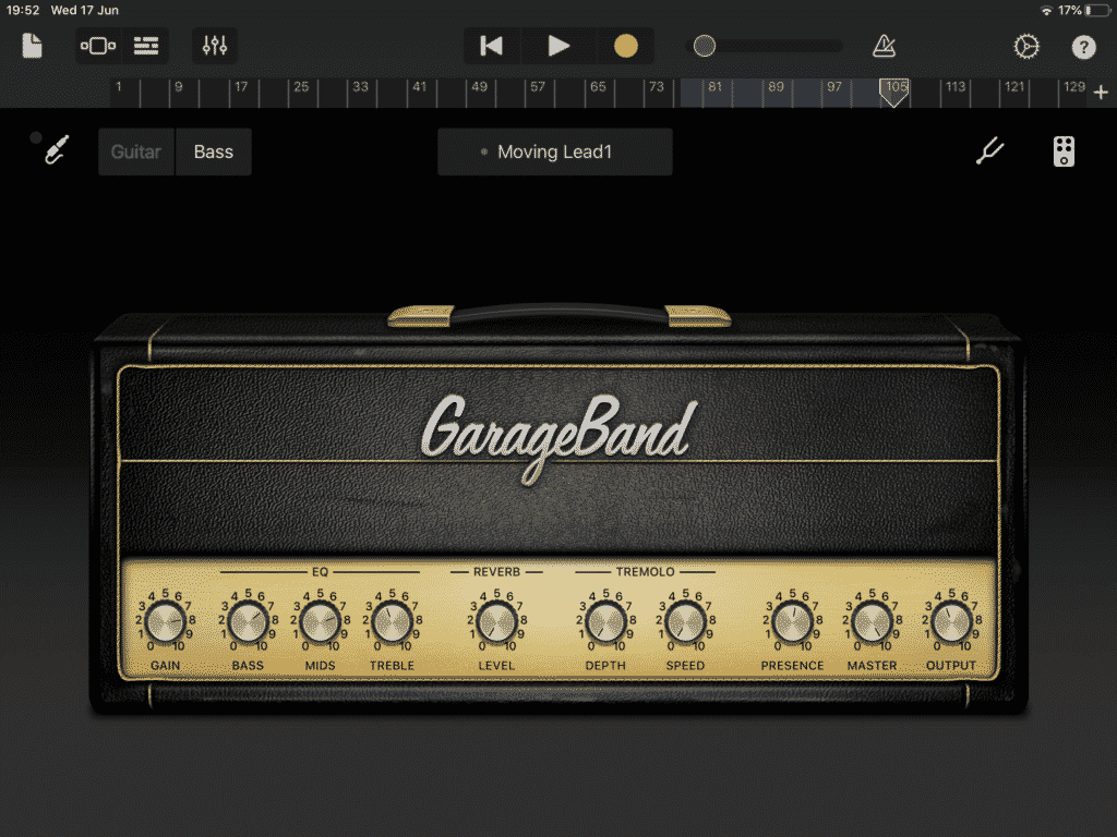 Garageband iPad Review. The Blogging Musician @ adamharkus.com. Guitar Amps.
