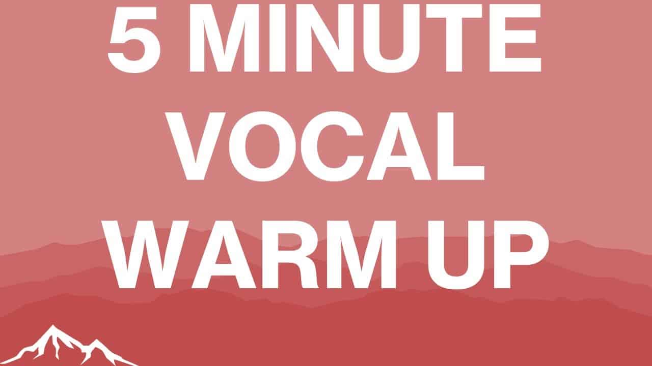 5 Minute Vocal Warm-Up. The Blogging Musician @ adamharkus.com. Src: Derrik Rockne