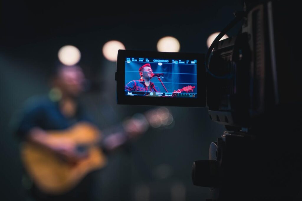 Creating Impactful Video Content To Boost Your Music Career. The Blogging Musician @ adamharkus.com. Photo by Rob Simmons on Unsplash