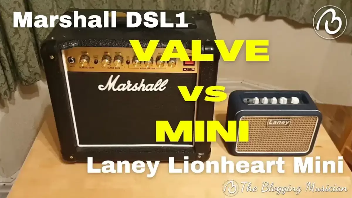 Marshall DSL1 & Laney Lionheart Mini. Valve Vs Mini guitar amp. The Blogging Musician @ adamharkus.com