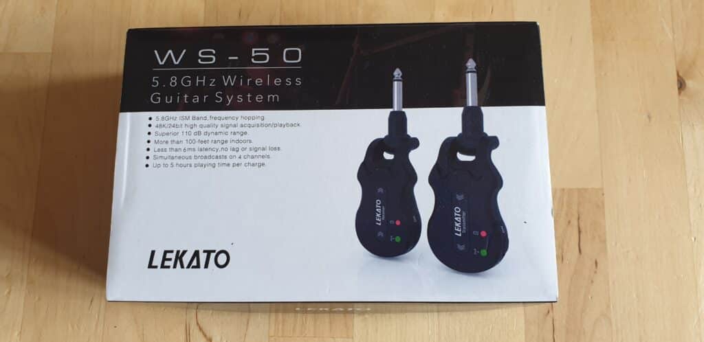 Lekato WS-50 Wireless Guitar System Review. The Blogging Musician @ adamharkus.com